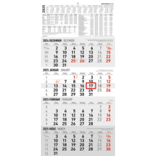  4-Monatskalender 2025 - Büro-Kalender 30x49 cm (geöffnet) - mit Datumsschieber - Zettler - 960-0011 naptár, kalendárium