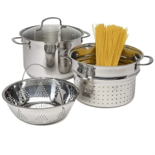  4 részes tésztafőző készlet - 8 L fazékkal edény