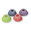  4 színű csíkos 100 db-os muffin papír
