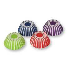  4 színű csíkos 100 db-os muffin papír sütés és főzés