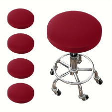  4db Egyszínű Rugalmas bárszék huzat lakástextília