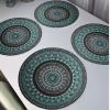  4db kerek alátét - Boho és Datura dizájn