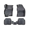  4db Premium Line 3D tálcás gumi autószőnyeg szett Ford Mondeo III 2000-2007 és Umbrella kulcstartó