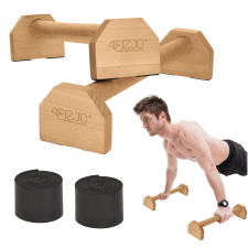 4FIZJO Parallette fa push-up fogantyúk fitness eszköz