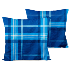 4Home Blue plaidpárnahuzat, 40 x 40 cm lakástextília