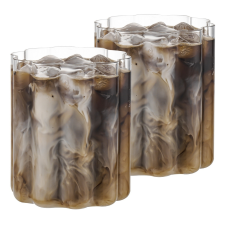 4Home Florette pohárkészlet 400 ml, 2 db üdítős pohár