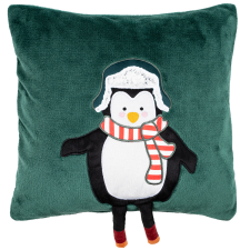 4Home Penguin karácsonyi párnahuzat, 40 x 40 cm lakástextília