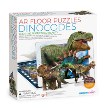 4M AR kiterjesztett valóság padló puzzle - dinoszauruszok puzzle, kirakós