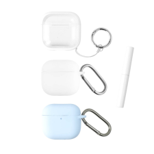 4smarts Apple Airpods Pro 2 tokok szettben, 3db, színes fülhallgató, fejhallgató tok