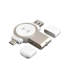 4smarts VoltBeam Mini vezeték nélküli töltő, Type-C, Apple Watch 2,5W okosóra kellék