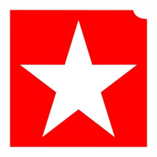  4x4cm Csillámtetoválás sablon 19 csillag csillámtetoválás
