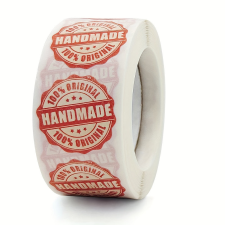  500db/tekercs Kézzel készített szeretettel konyhai eszköz