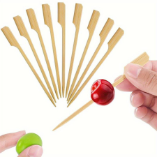 50 darabos bambusz saslik pálca – 14,5 cm sütés és főzés