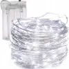  50 LED karácsonyi fényfűzér, hideg fehér