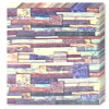 50 x 3D tapétalap készlet Tapetoo Home Decor®, színes fa, 70 x 77 cm, 2,5 mm, 26,5 négyzetméter