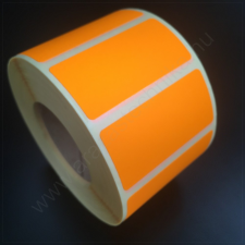  50x25 mm TT papír címke (1.000db/tek) - fluo NARANCS etikett