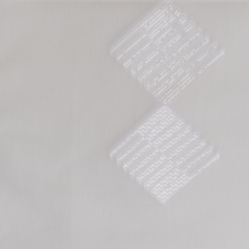  51113/180-101 fehér beszőtt minta sherly voile ÓZS lakástextília