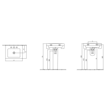  5124 L1R1 Liner 66*49 mosdó fehér E+ *** szaniter