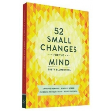  52 Small Changes for the Mind – Brett Blumenthal idegen nyelvű könyv