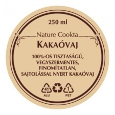 Nature Cookta Kakaóvaj 250 ml olaj és ecet