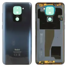  55050000751Q Gyári Xiaomi Redmi Note 9 Fekete akkufedél, hátlap mobiltelefon, tablet alkatrész