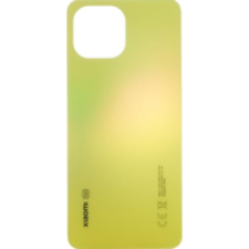 550500011S1L Gyári akkufedél hátlap - burkolati elem Xiaomi Mi 11 Lite 5G, sárga mobiltelefon, tablet alkatrész