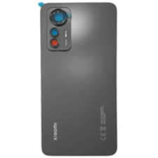  55050001ZJ1L Gyári akkufedél hátlap - burkolati elem Xiaomi 12 Lite, fekete mobiltelefon, tablet alkatrész