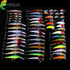  56 db-os Topwater Minnow horgászcsali készlet csali