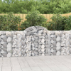  5 db íves horganyzott vas gabion kosár 200x30x100/120 cm