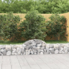  5 db íves horganyzott vas gabion kosár 200x30x40/60 cm