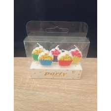  5 db muffin formájú torta gyertya sütés és főzés