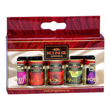  5 db-os illatos olajos csomag aromaterápiához, ÉDES, Kingaroma, 10 ml illóolaj