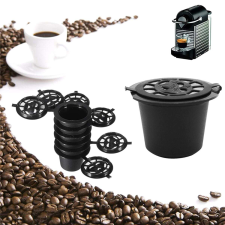 5 db-os újrafelhasználható kapszula készlet Nespresso kávéfőzőkhöz (Nespresso eszpresszógépek) konyhai eszköz