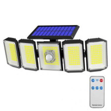 5 paneles forgatható 300 LED-es szolár lámpa kültéri világítás