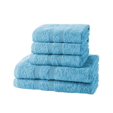  5 részes 100% pamut / frottír törölköző szett lakástextília
