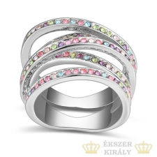  5 sávos gyűrű, Multicolor, 6,5 gyűrű