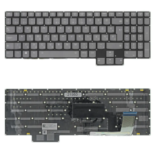  5CB1L09910 gyári új magyar RGB háttérvilágításos laptop billentyűzet, keret nélkül laptop alkatrész