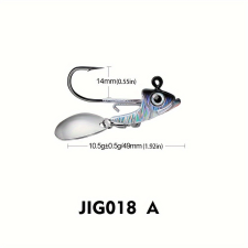  5db Jig Head szabadon álló szöges horog pergetőkanállal horog