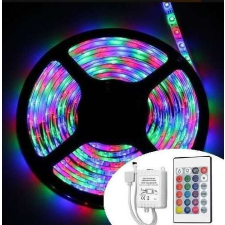 5M-es színes (RGB) távirányítható led szalag szett világítási kellék