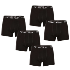 5PACK fekete Pietro Filipi férfi boxeralsó (5BCL002) M férfi alsó