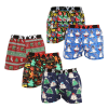  5PACK férfi bő szárú boxeralsók Styx art sportos gumipánt többszínű (5B1280814) XL