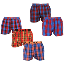 5PACK férfi bő szárú boxeralsók Styx sportos gumipánt többszínű (5B0951647) XL férfi alsó