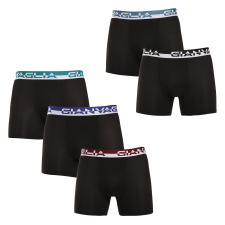  5PACK Férfi boxeralsó Gianvaglia fekete (5012-5) M férfi alsó