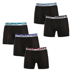  5PACK Férfi boxeralsó Gianvaglia fekete (5012-5) XL