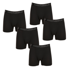 5PACK Férfi boxeralsó Gianvaglia fekete (GVG-5015) M férfi alsó