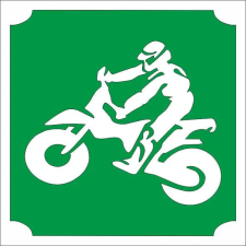  5x5 cm-es Csillámtetoválás sablon - Krosz motoros 107 csillámtetoválás