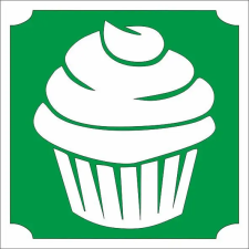  5x5 cm-es Csillámtetoválás sablon - Muffin 65 csillámtetoválás