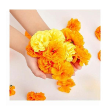  60 db Őszi Művirág – Sárga és Narancssárga Szegfű Virágfejek – BT6059489 dekoráció