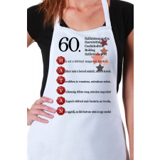  60. születésnapra ajándék - Születésnapi kötény lakástextília