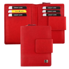  646087 013 Choice női bőr pénztárca piros